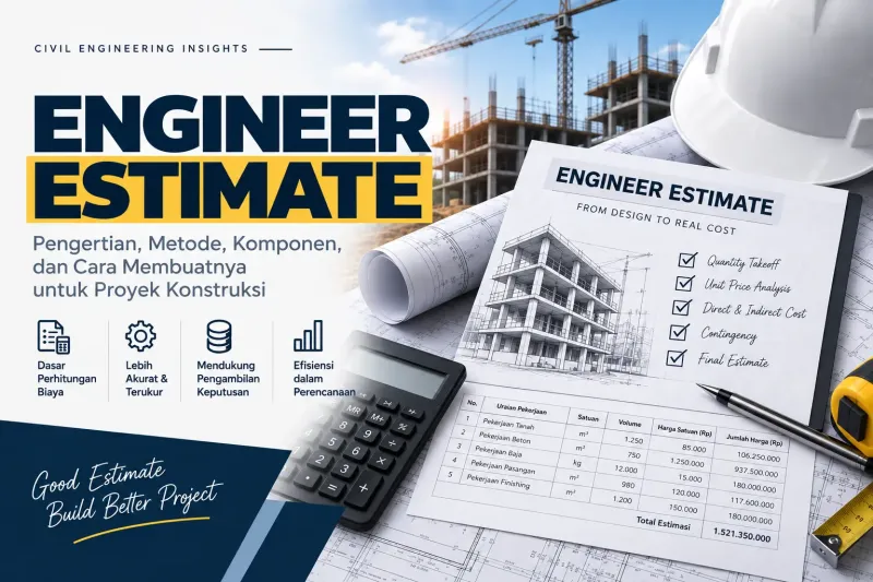 Engineer’s Estimate: Pengertian, Fungsi, Komponen, dan Cara Menghitungnya